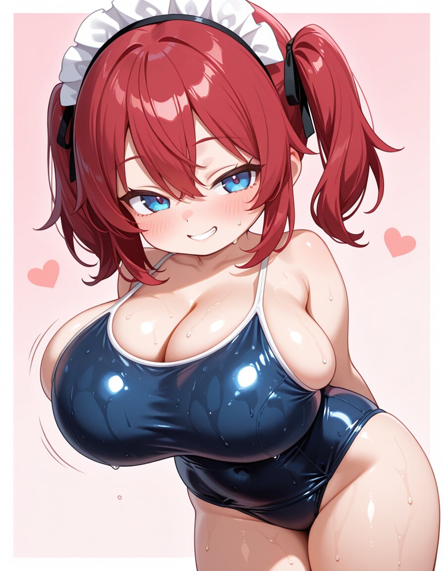 収まりきらない双丘