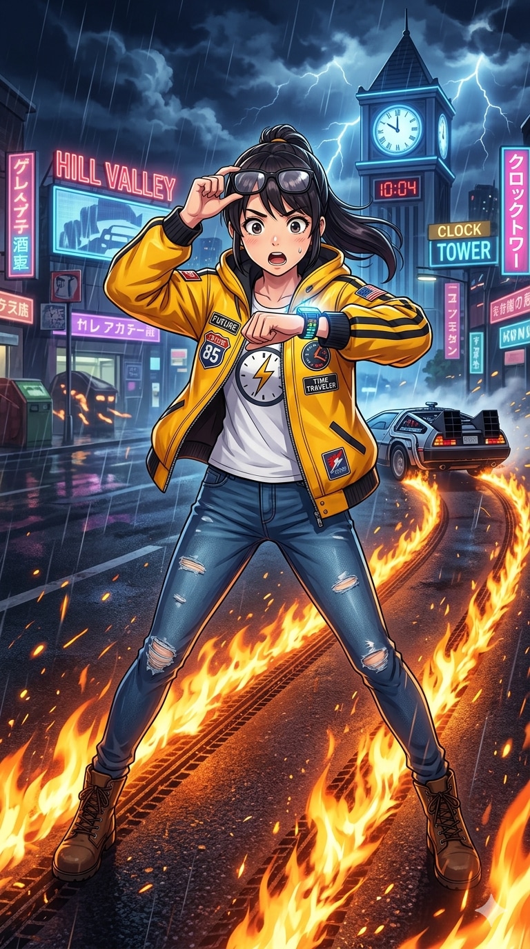 タイムスリップには1.21GigaWattの電力が必要だ | の人気AIイラスト・グラビア