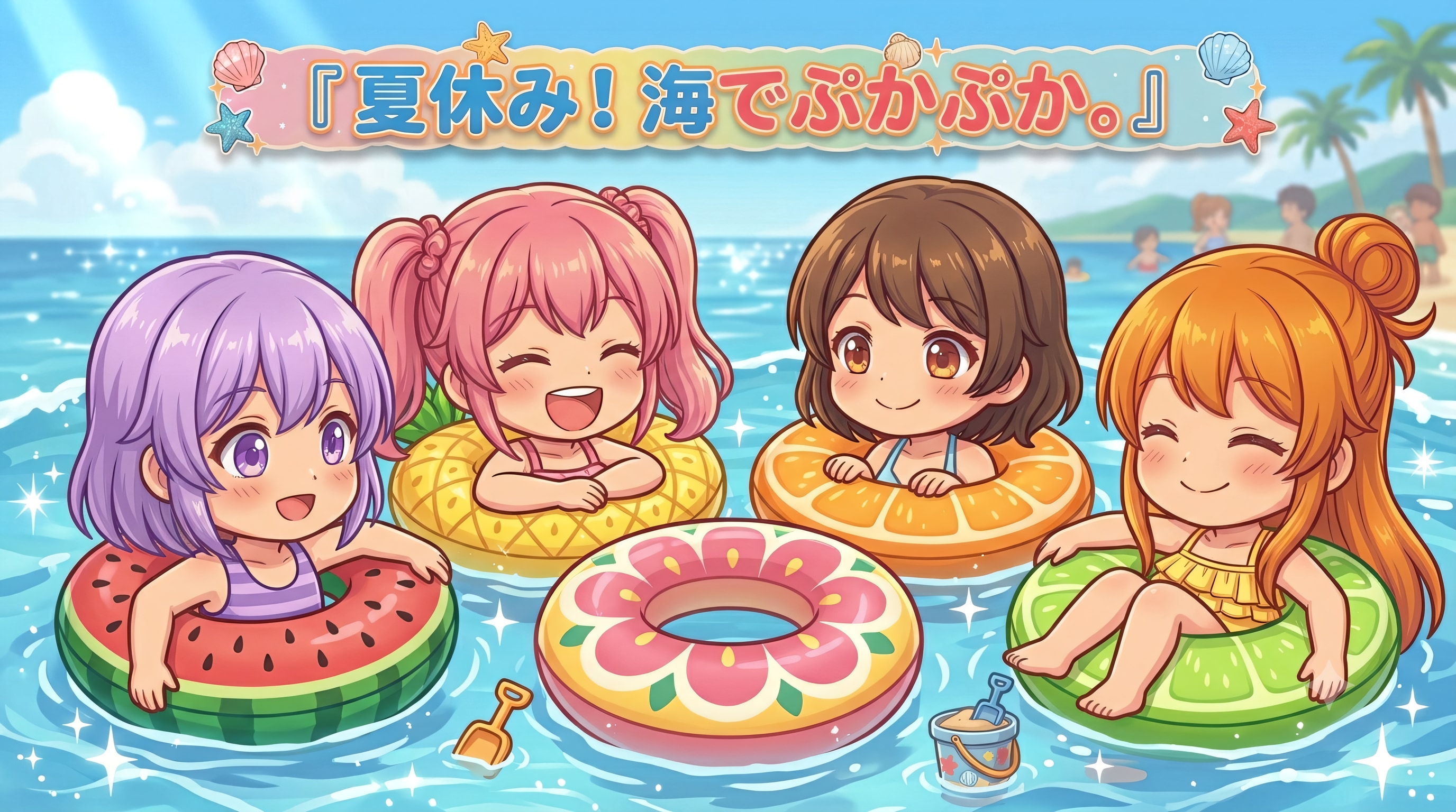 今日の夏休み（海でぷかぷか２）