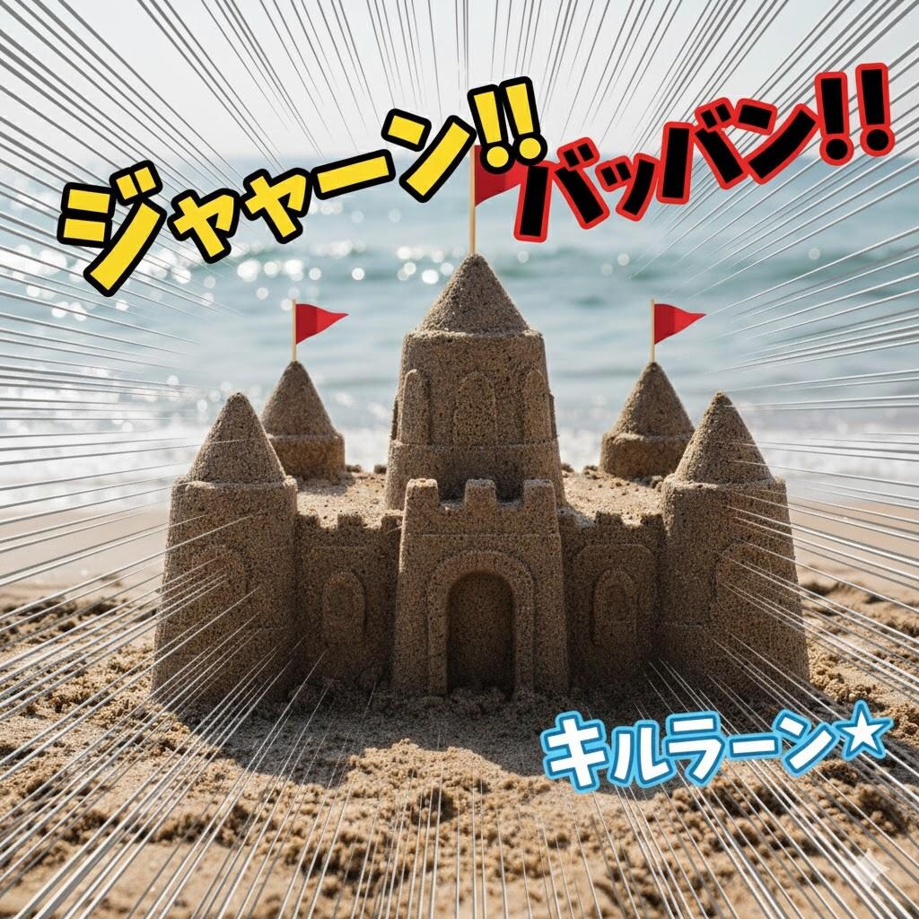 砂のお城、それはロマン