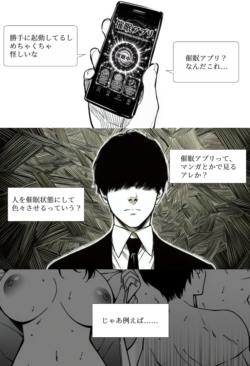 マンガ「とある社長の催眠アプリ実践」（執筆中）