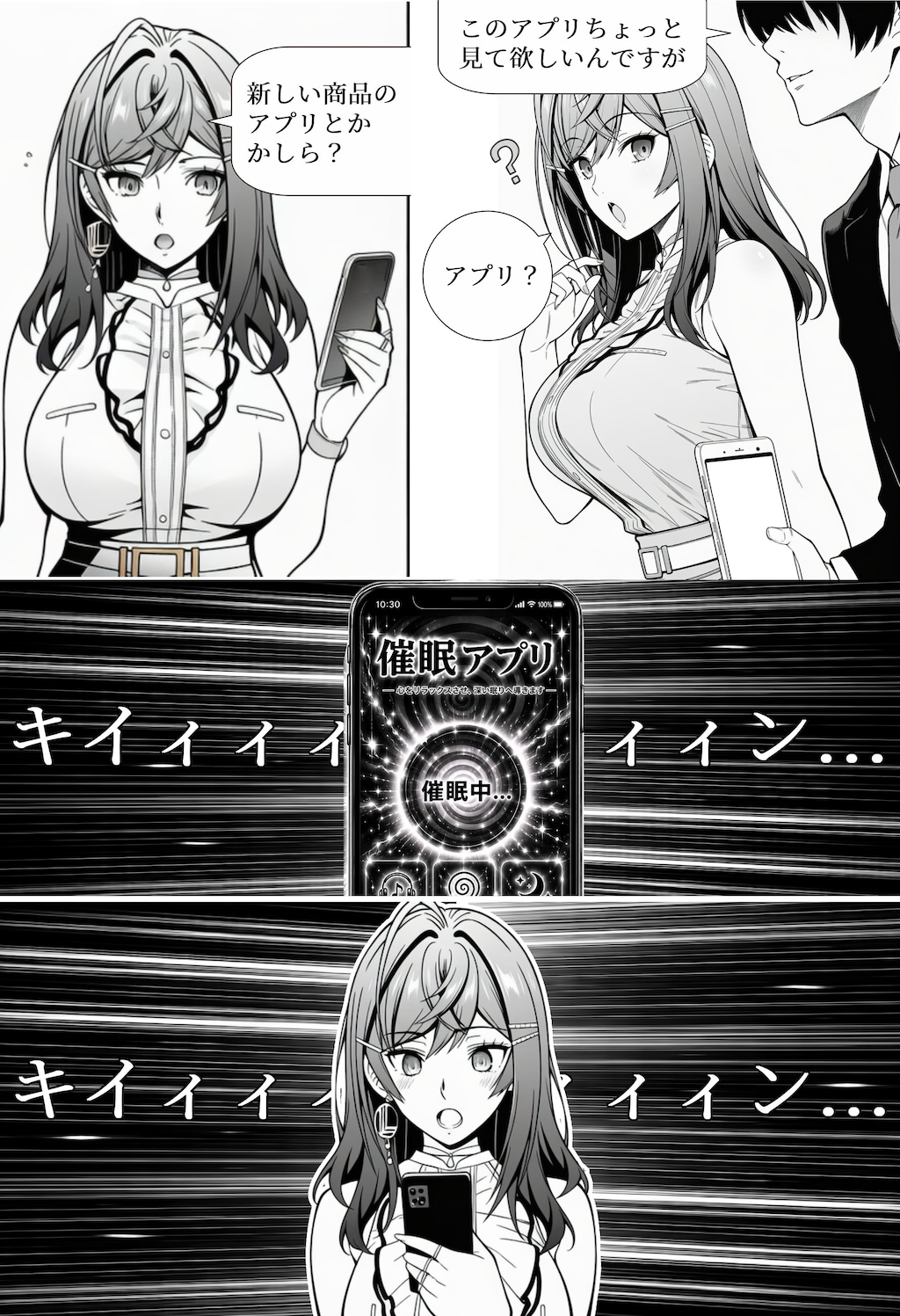 マンガ「とある社長の催眠アプリ実践」（執筆中）
