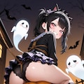 ☆ 縛られツインテハロウィン少女 ② 2枚目