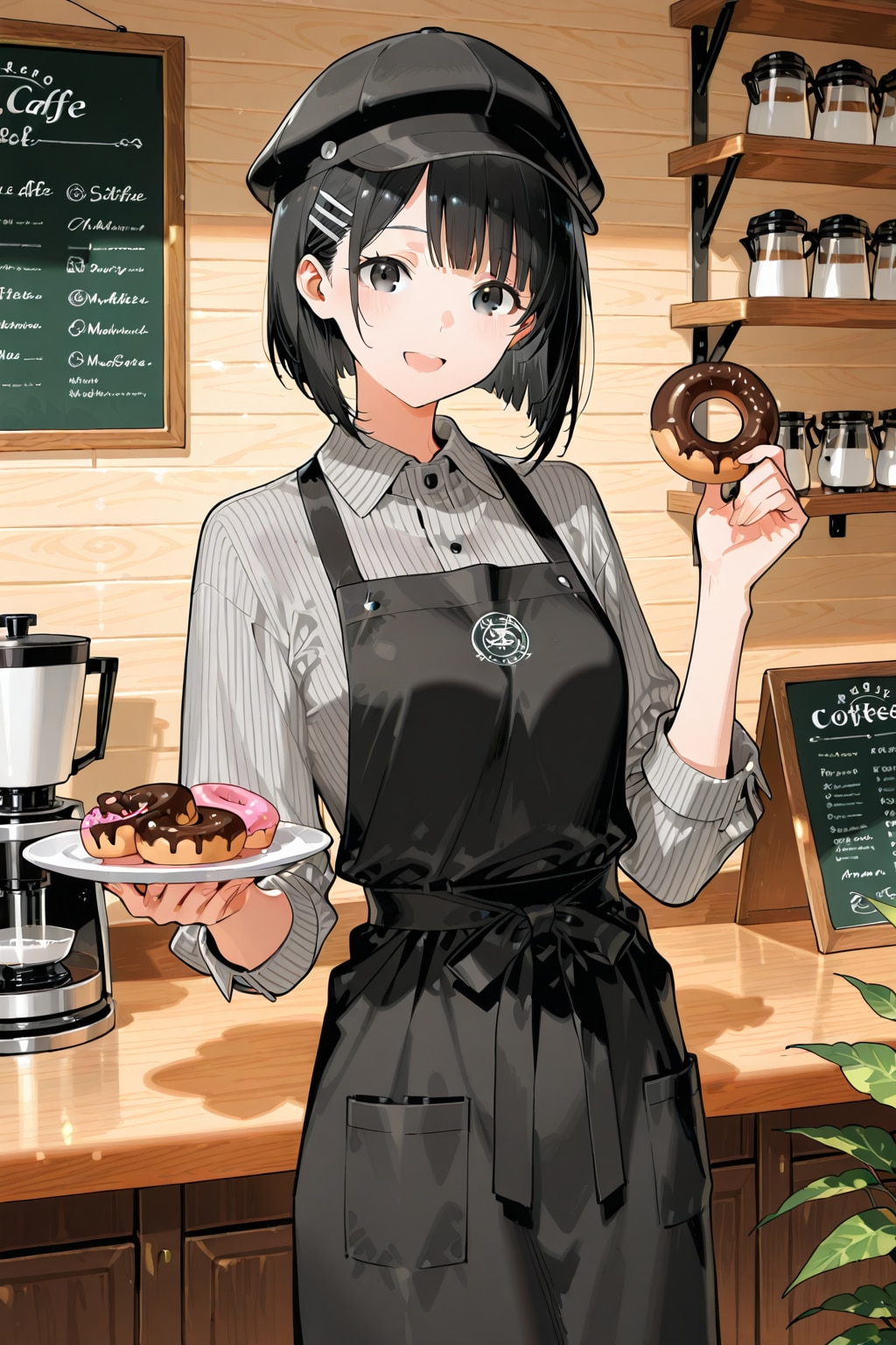 妹ちゃん✨カフェへようこそ‼️🥰☕️✨１８１ | の人気AIイラスト・グラビア