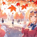 many girls紅葉 3枚目