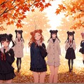 many girls紅葉 2枚目