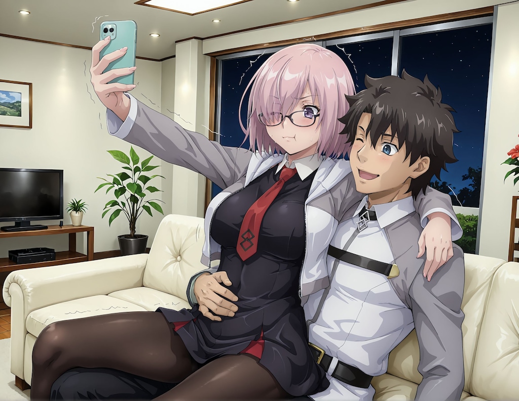 自撮りちゅう( ´∀｀)σ)∀`)