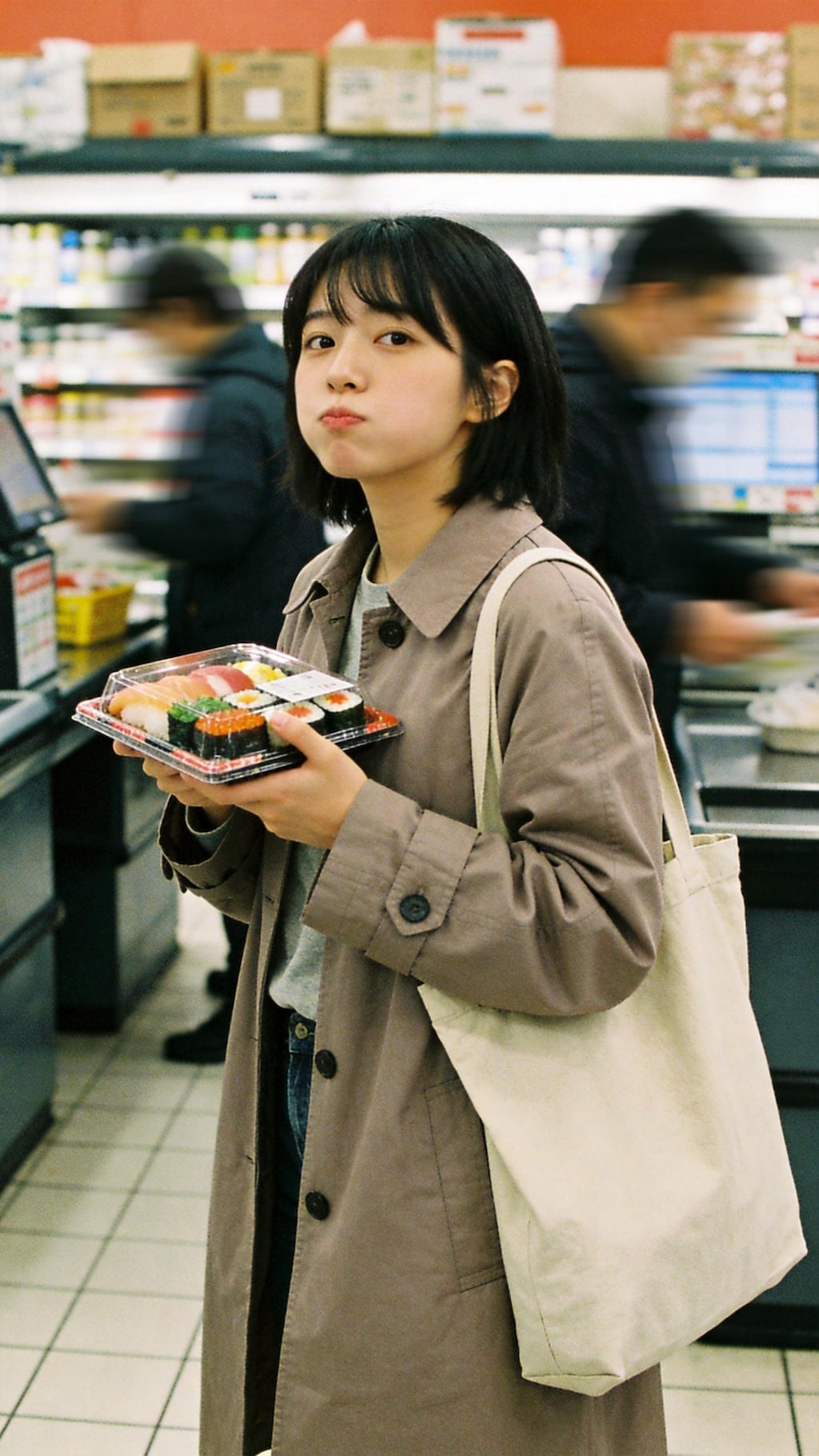 Choosing Small Luxuries Under Fluorescent Light