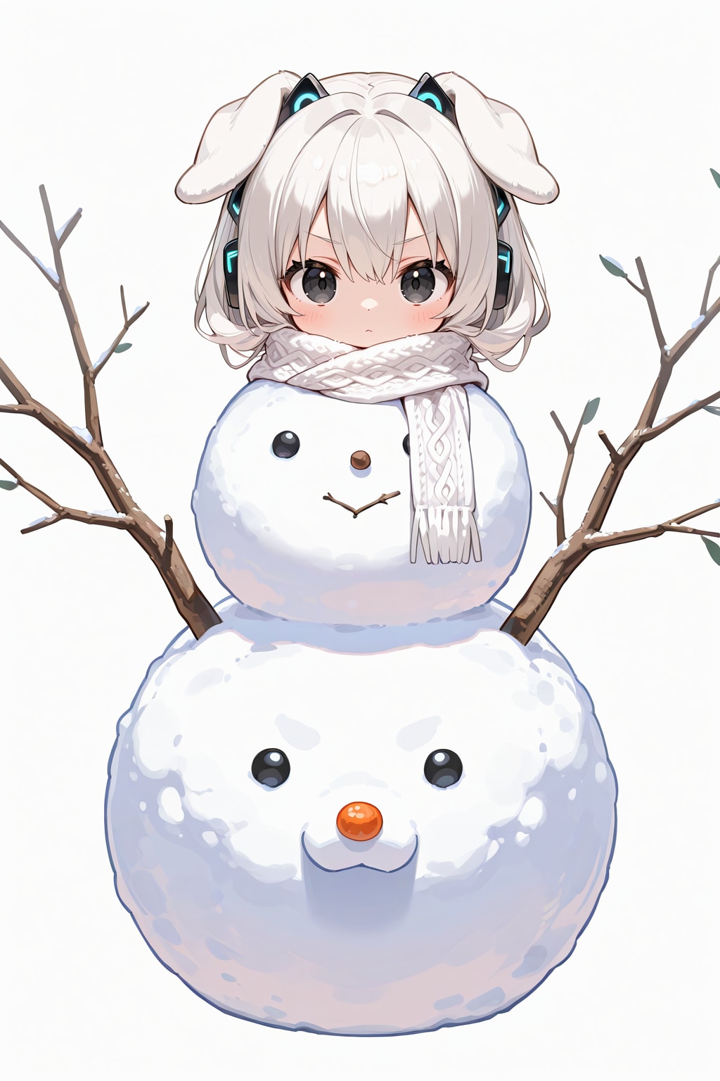 ヴァイスアイン・雪中擬態装備