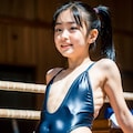 演技を見てね💛（胸ポチ器械体操女子Part1） 3枚目