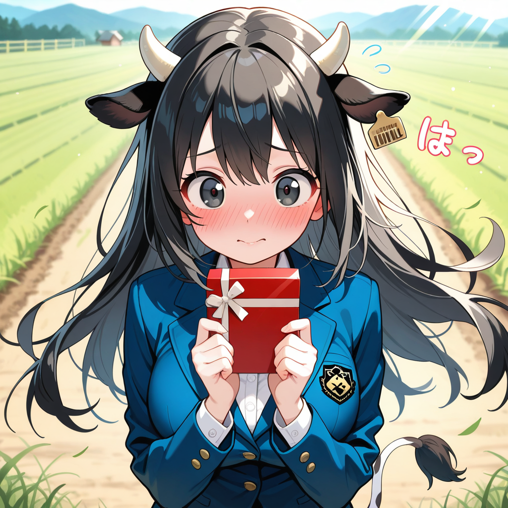 あっ、あのう～・・・・ミルクチョコレートです・・・♡ | の人気AIイラスト・グラビア