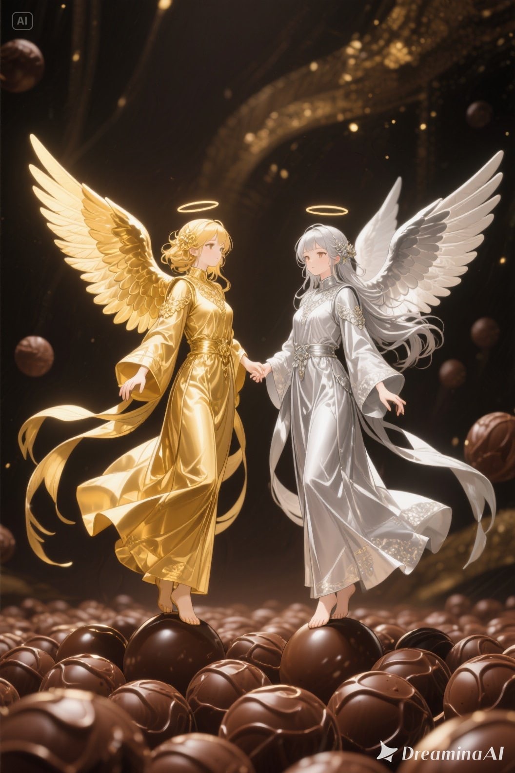 金と銀のエンゼル498 | の人気AIイラスト・グラビア