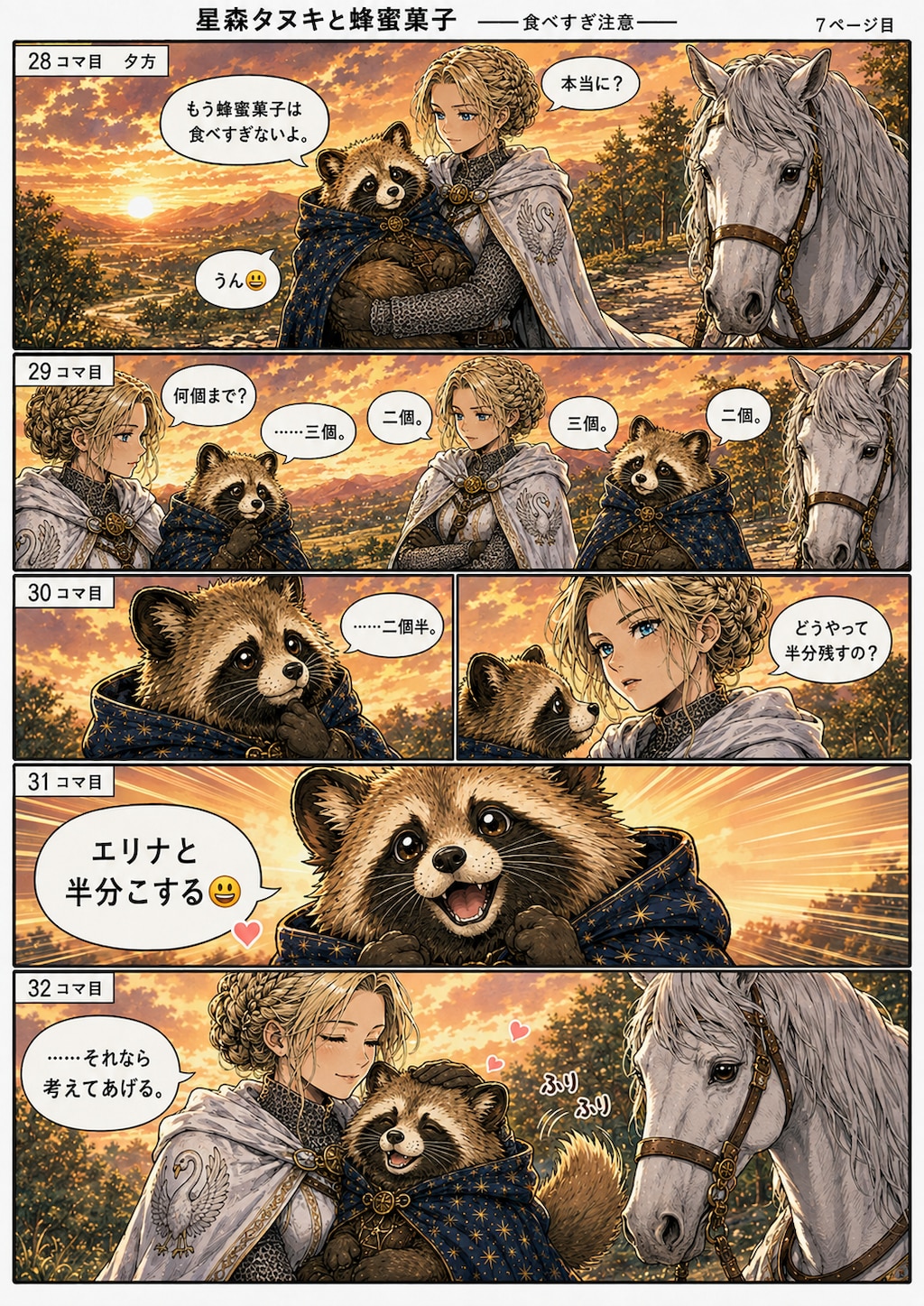 蜂蜜菓子の誘惑
