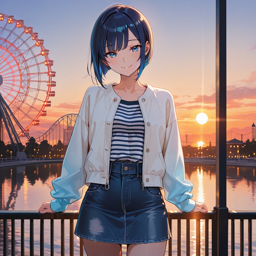 🎡 夕暮れの遊園地デート