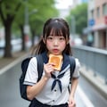 遅刻する食パン少女　出典: フリー百科事典『◯ィキペディア（◯ikipedia）』 5枚目
