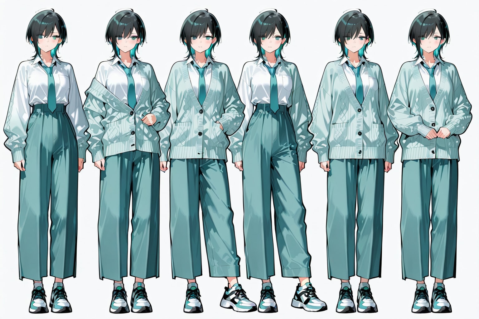 Teal style | の人気AIイラスト・グラビア