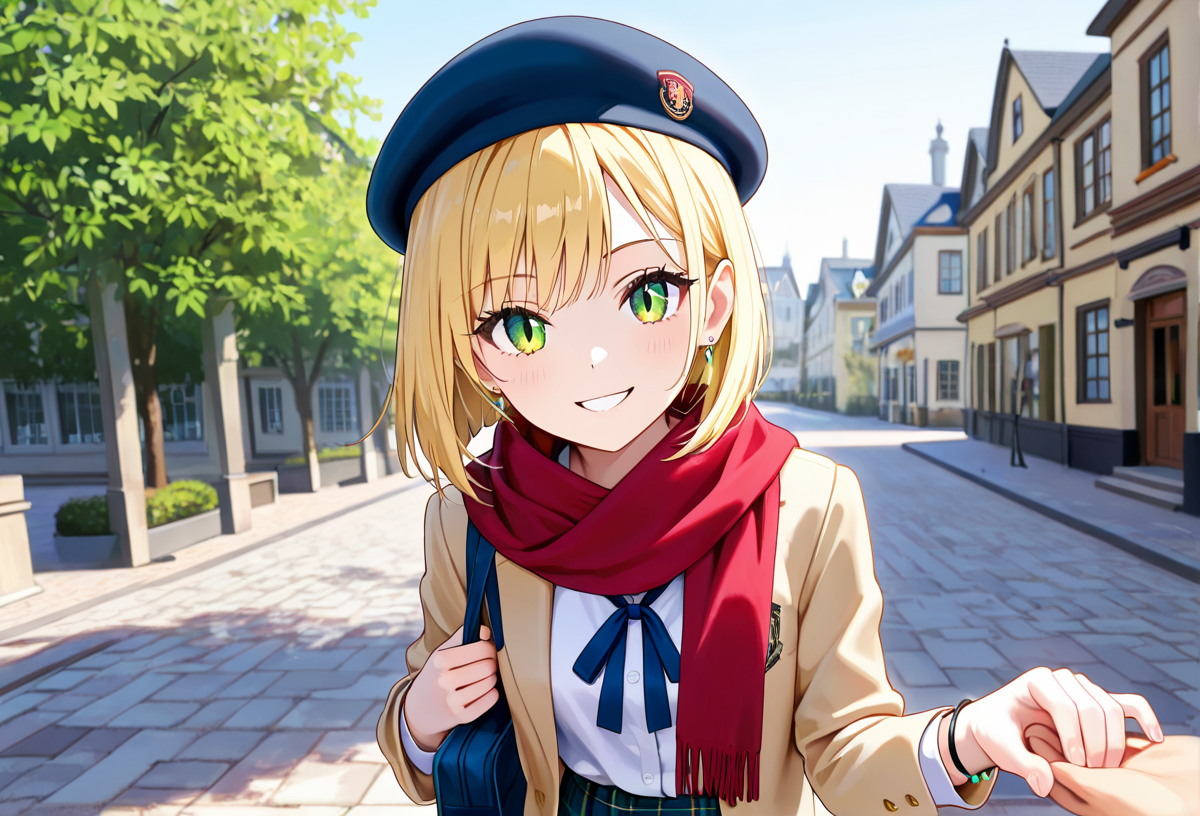 同級生と登校１