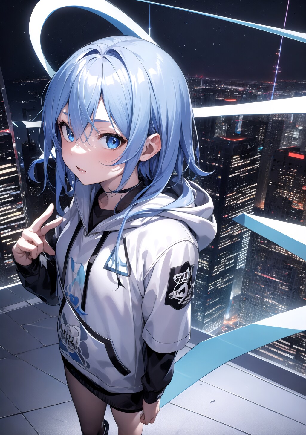 青髪ちゃん