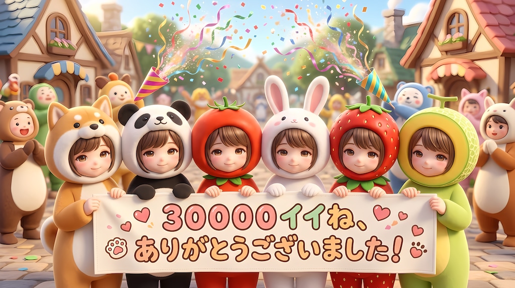 30,000イイね、ありがとうございました☺️