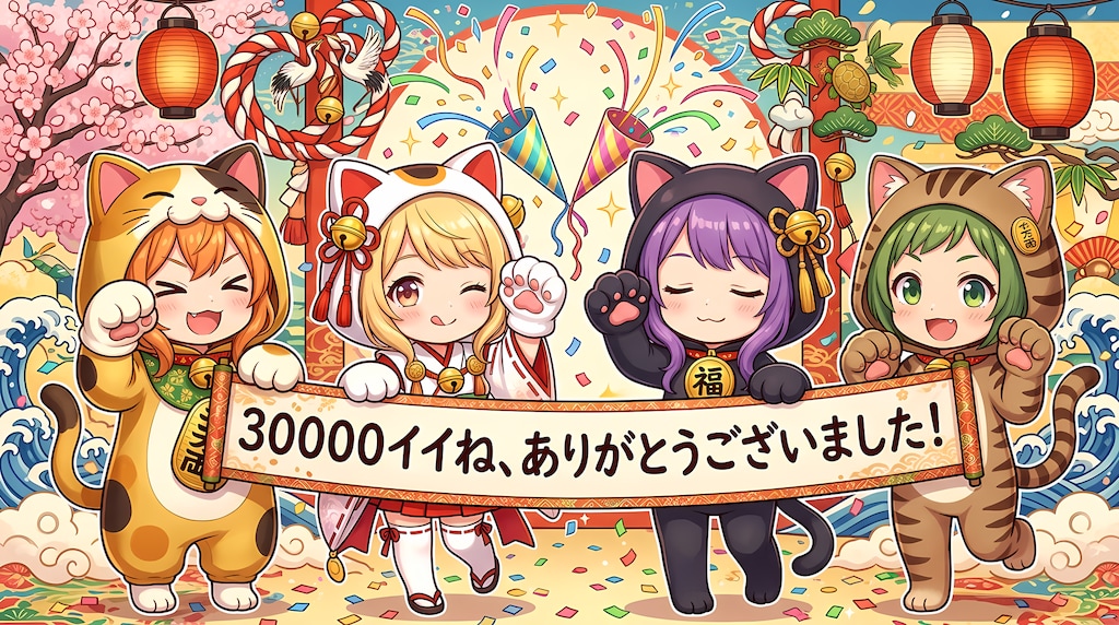 30,000イイね、ありがとうございました☺️