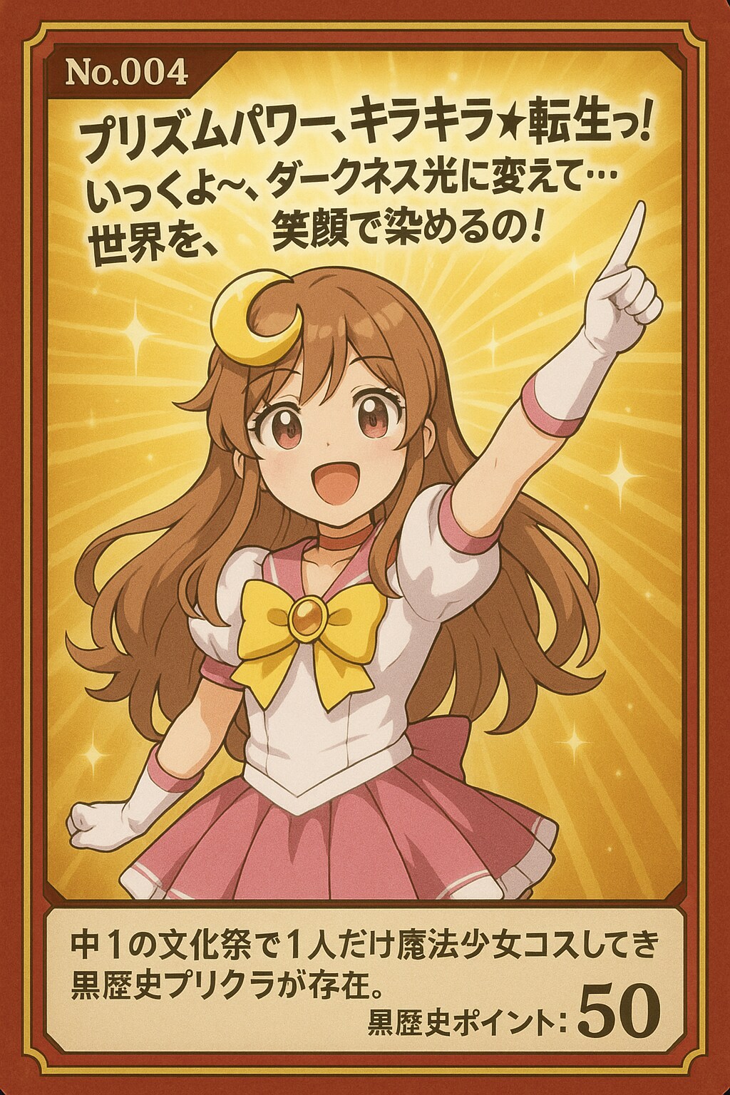 黒歴史チップス　女の子版カード集1