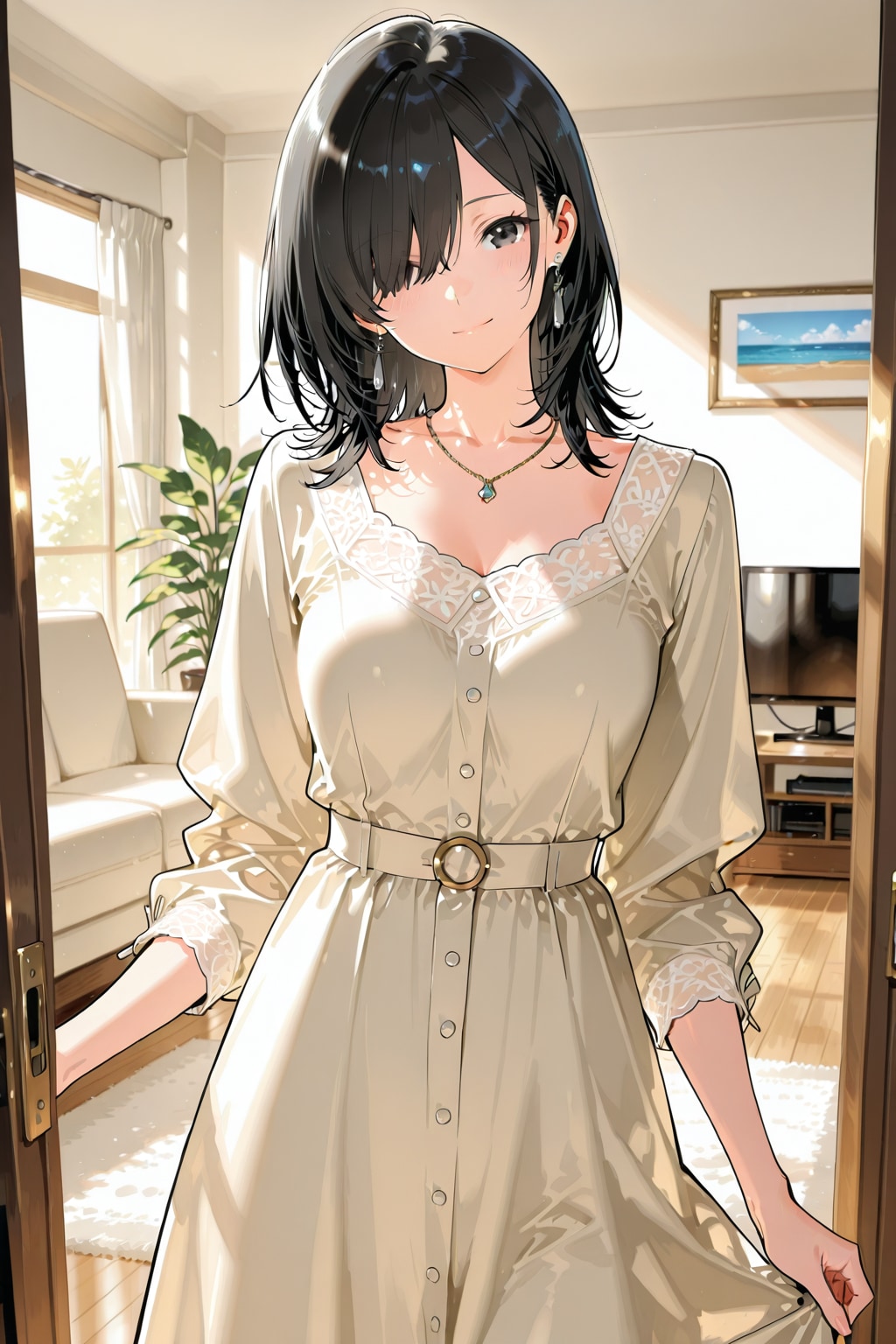 めかくれ女子＃７５ | の人気AIイラスト・グラビア