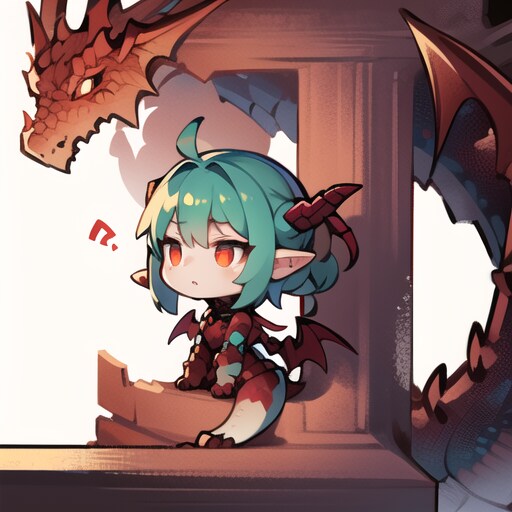 Chibi Dragon Girl