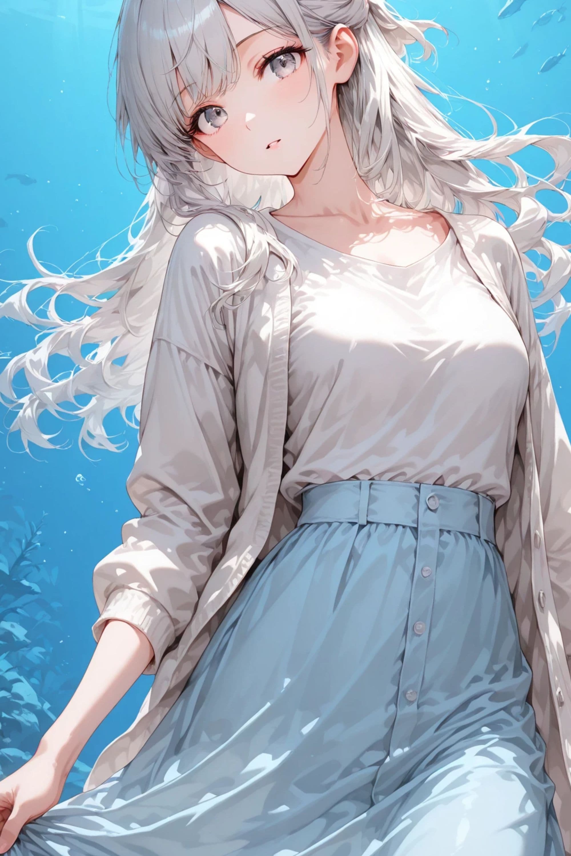 白雪と水族館 | の人気AIイラスト・グラビア