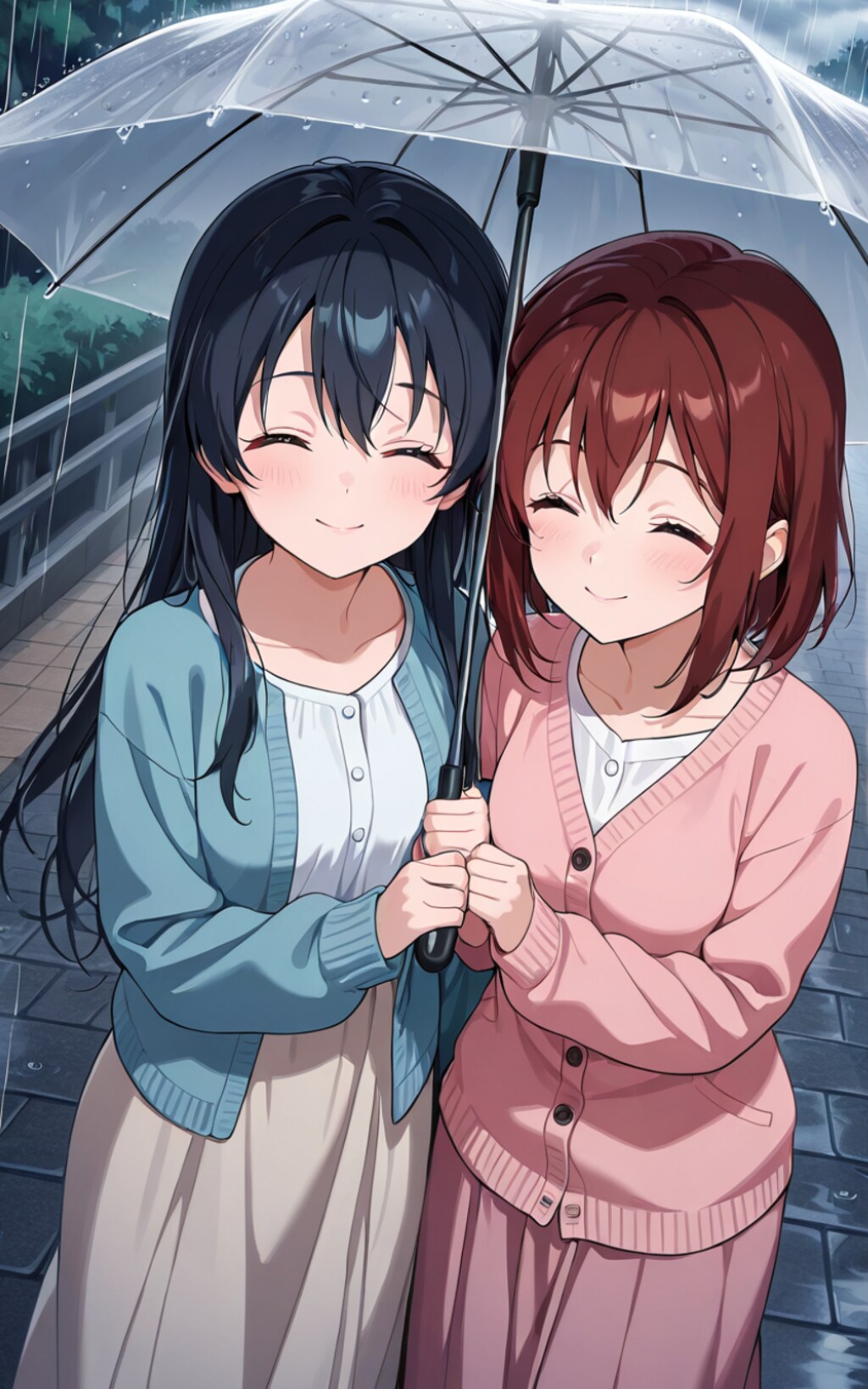 新々even though it's raining outside, my heart is sunny