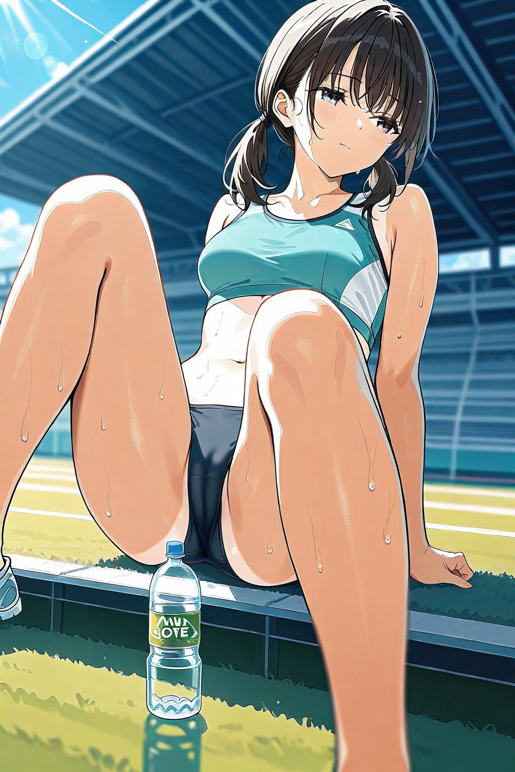 部活中のひとコマ