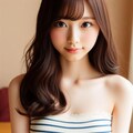 チューブトップ女子 11枚目
