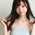 チューブトップ女子 10枚目