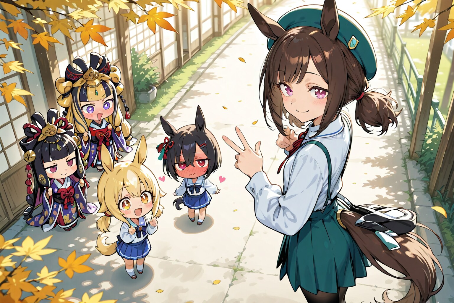 着せ替え、ちびちゃんに衣装を-♪。 | の人気AIイラスト・グラビア