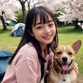 ワンちゃんとお花見 No.2 9枚目