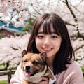 ワンちゃんとお花見 No.2 6枚目