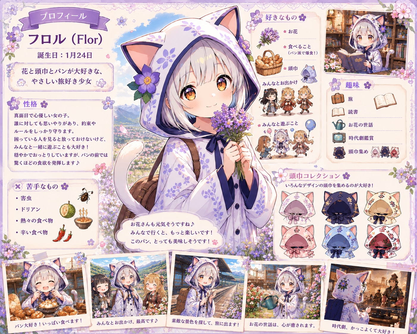 フロルのプロフィール
