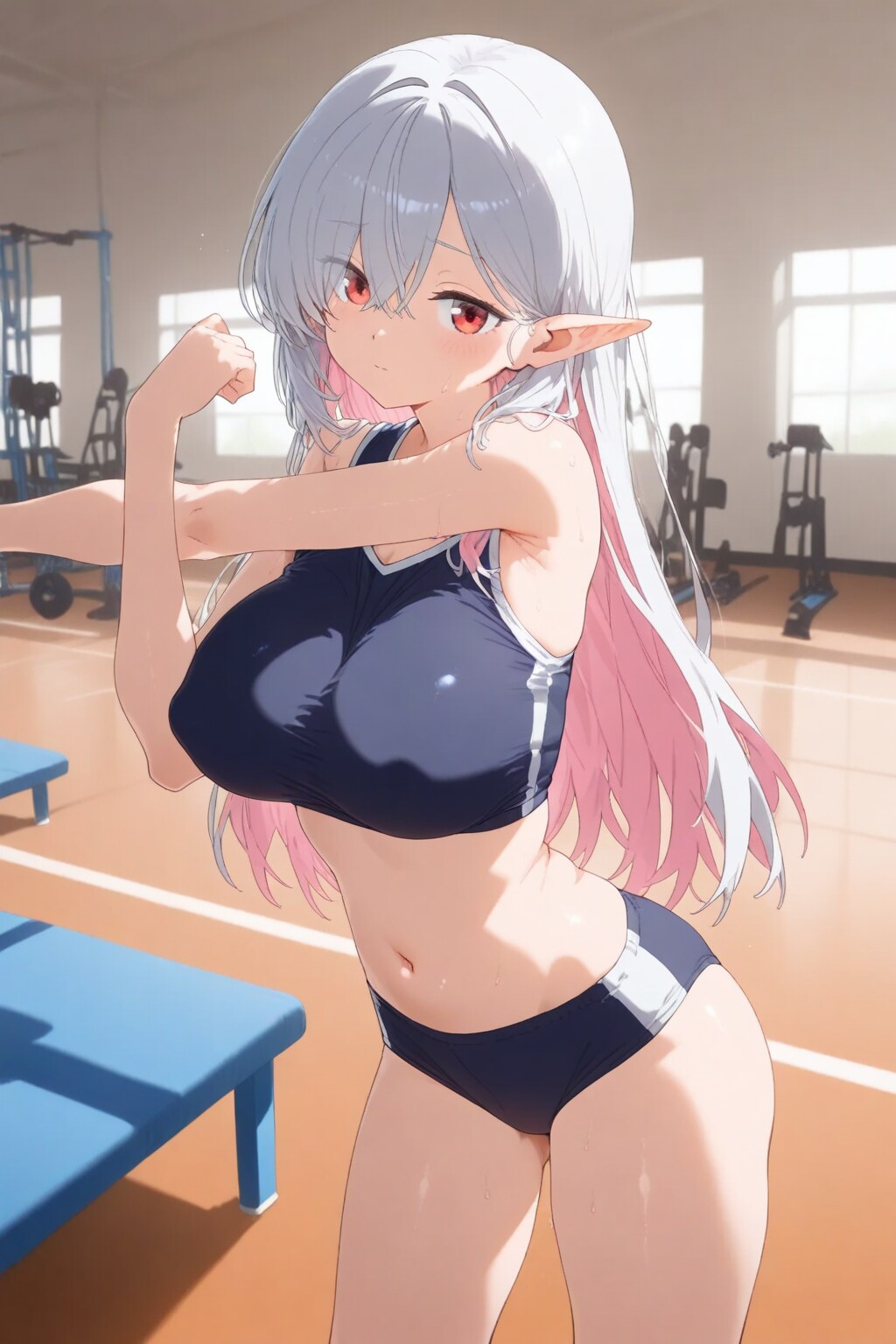 トレーニング前に