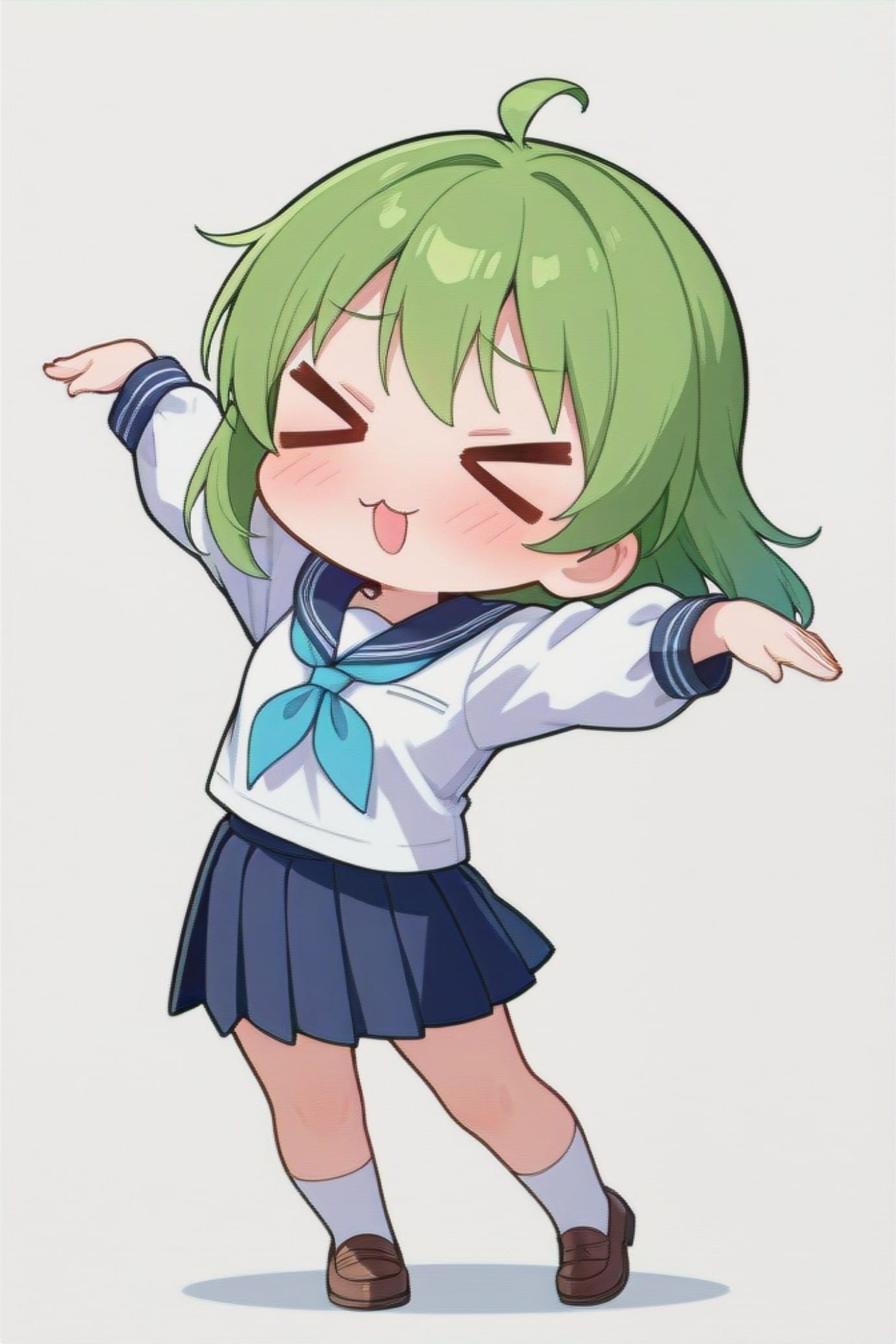 >_< =_= |_| chibi | の人気AIイラスト・グラビア