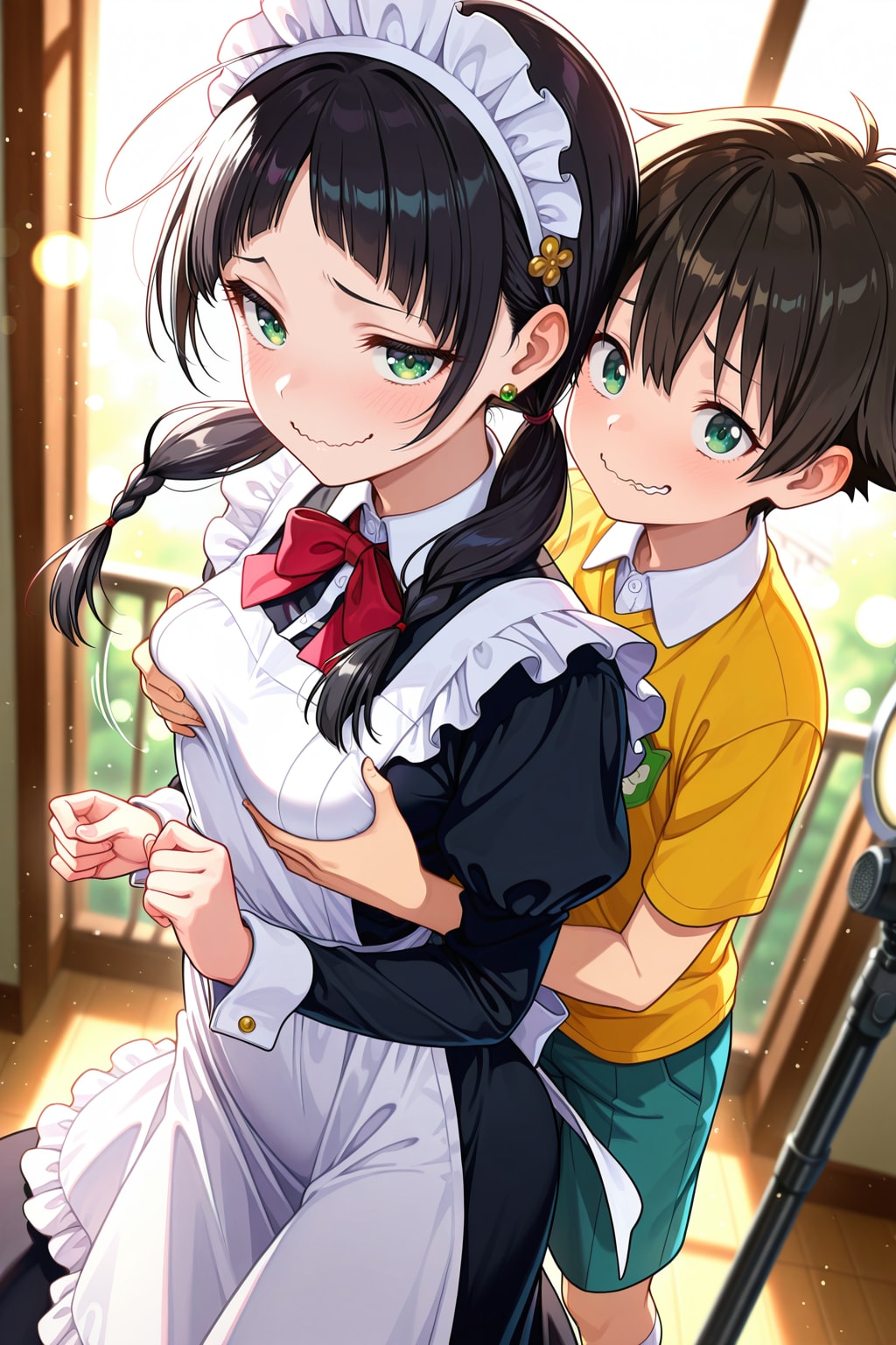 【FA】椿原こよみちゃんとスキンシップ | の人気AIイラスト・グラビア