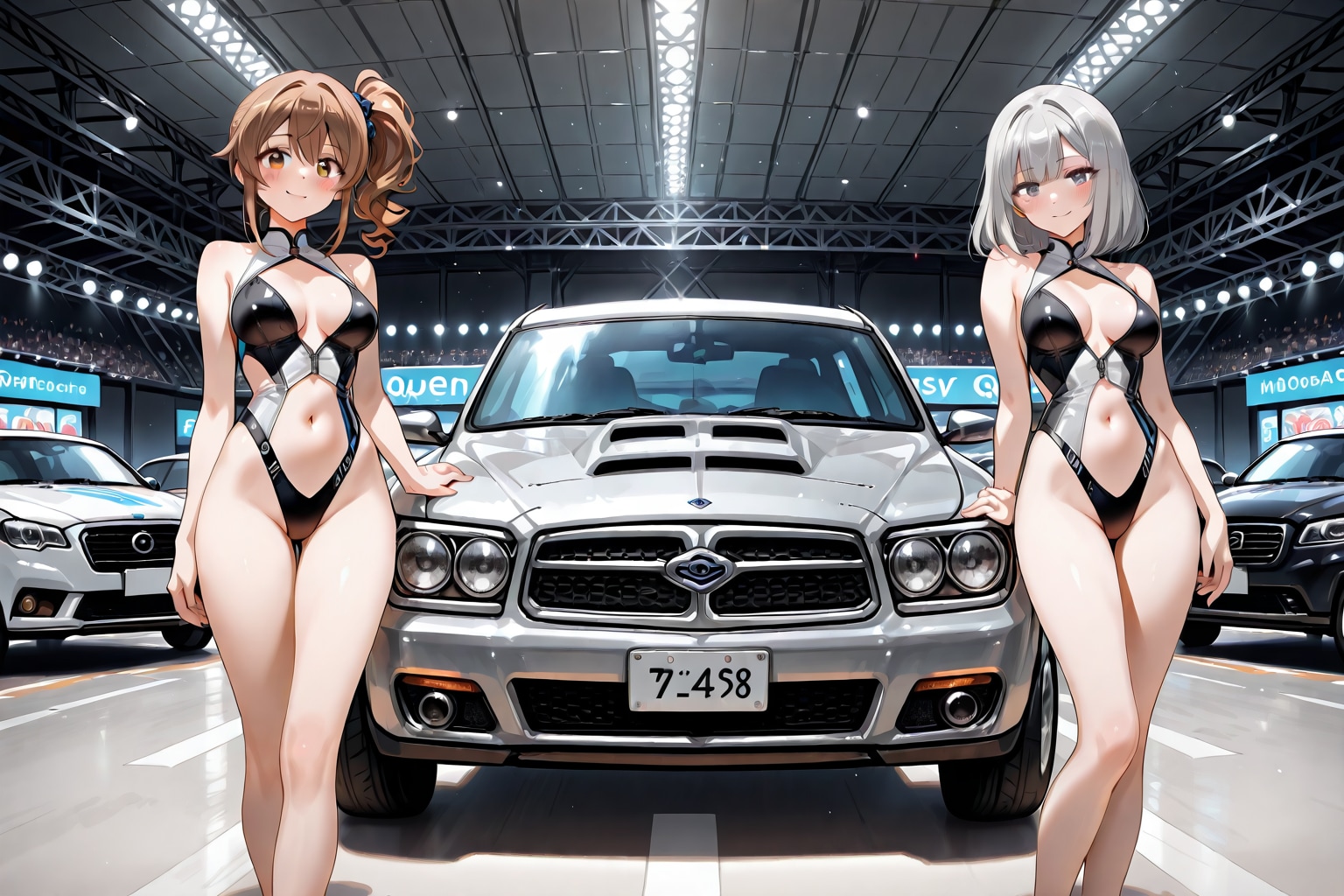 際どいコンパニオン