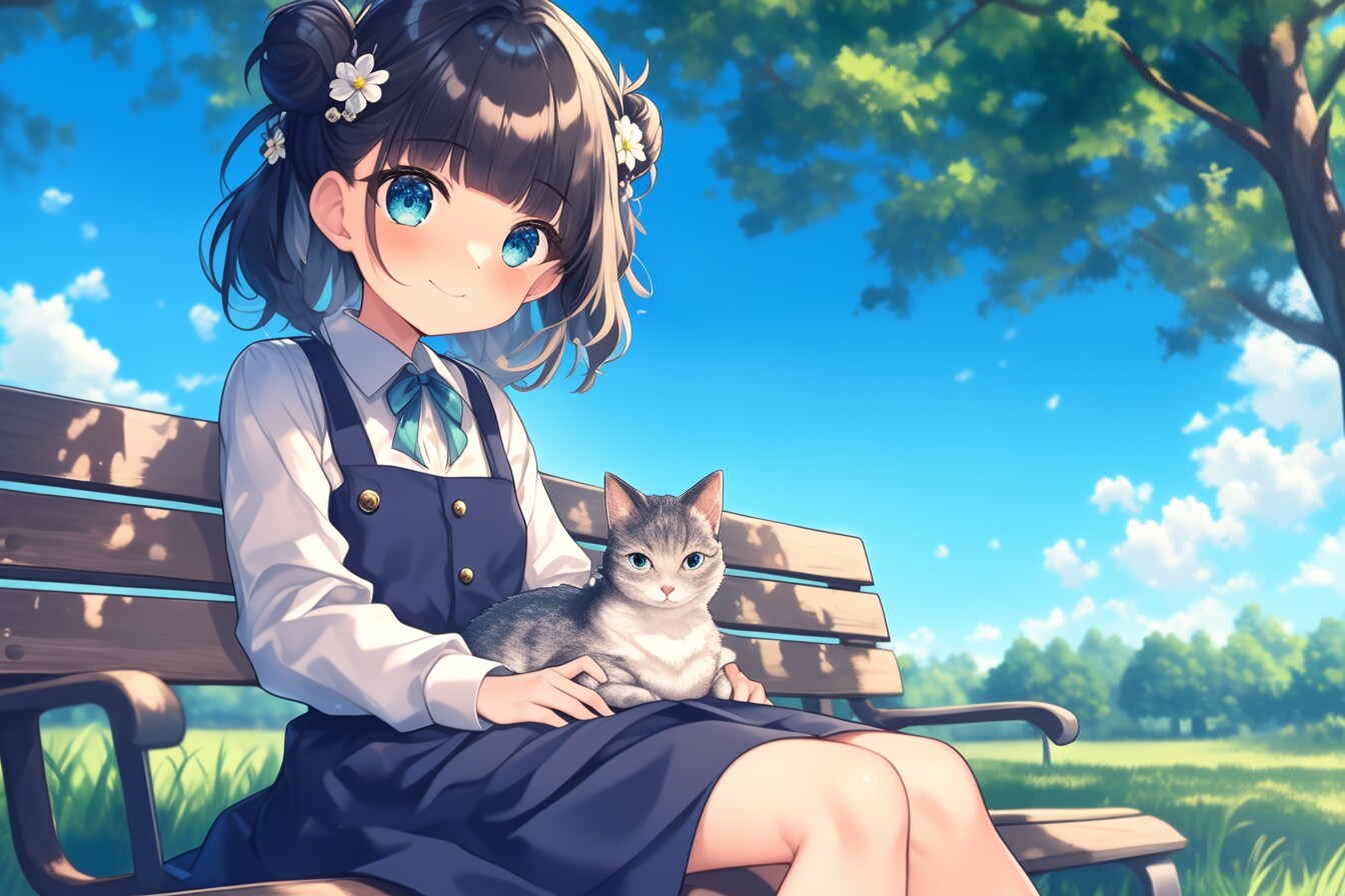 猫🐈とおだんごちゃん🍡✨116 | の人気AIイラスト・グラビア
