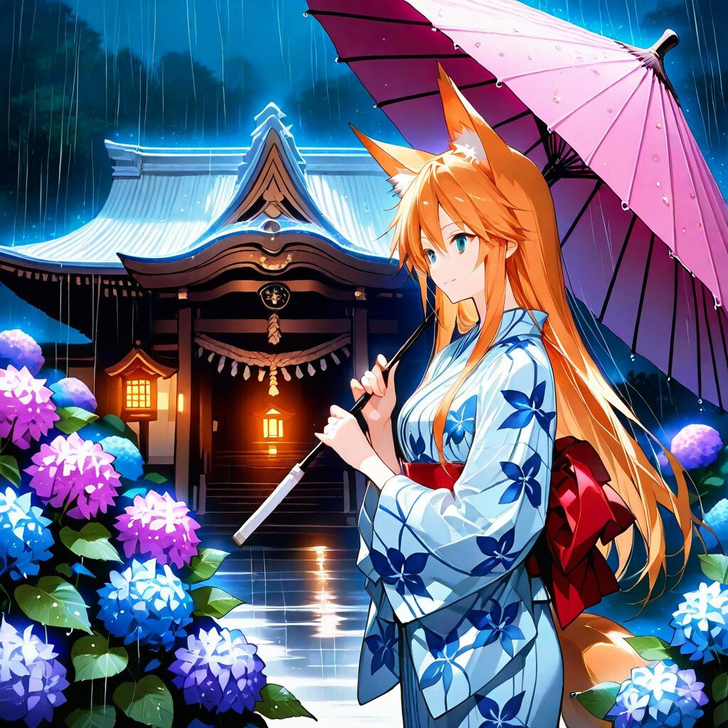 紫陽花の国 | の人気AIイラスト・グラビア