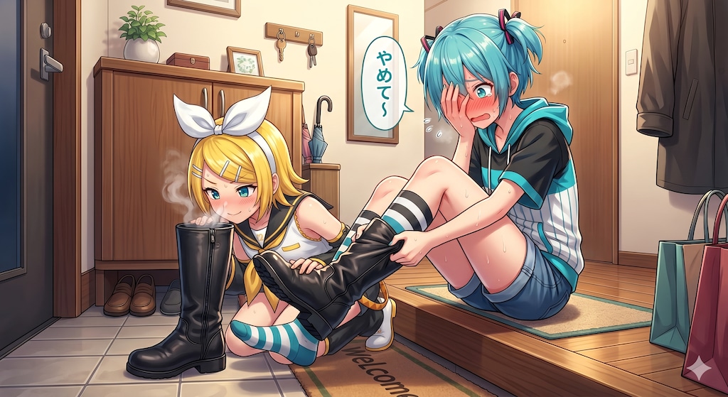 リンちゃん やめて～😅