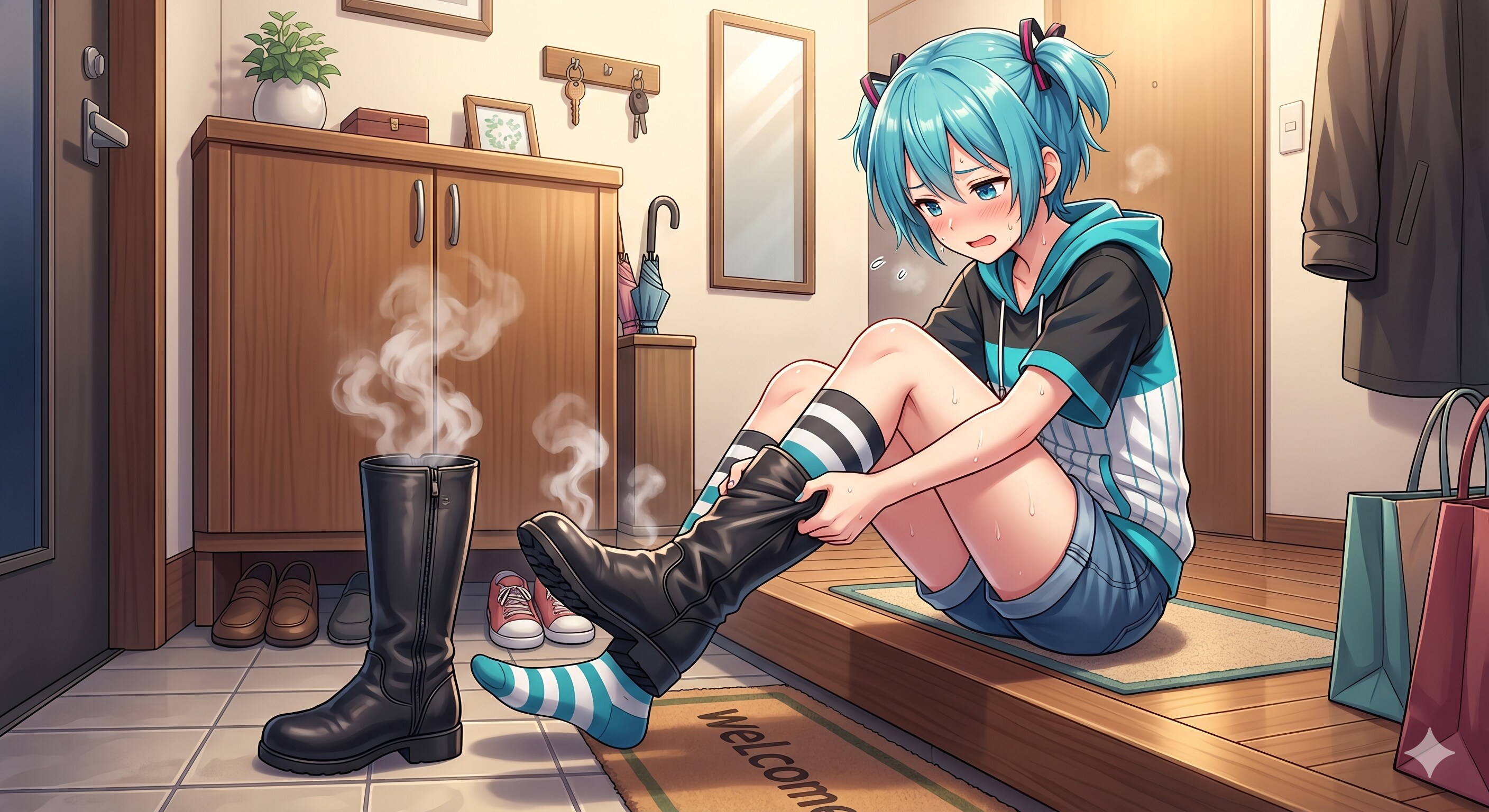 リンちゃん やめて～😅 | の人気AIイラスト・グラビア