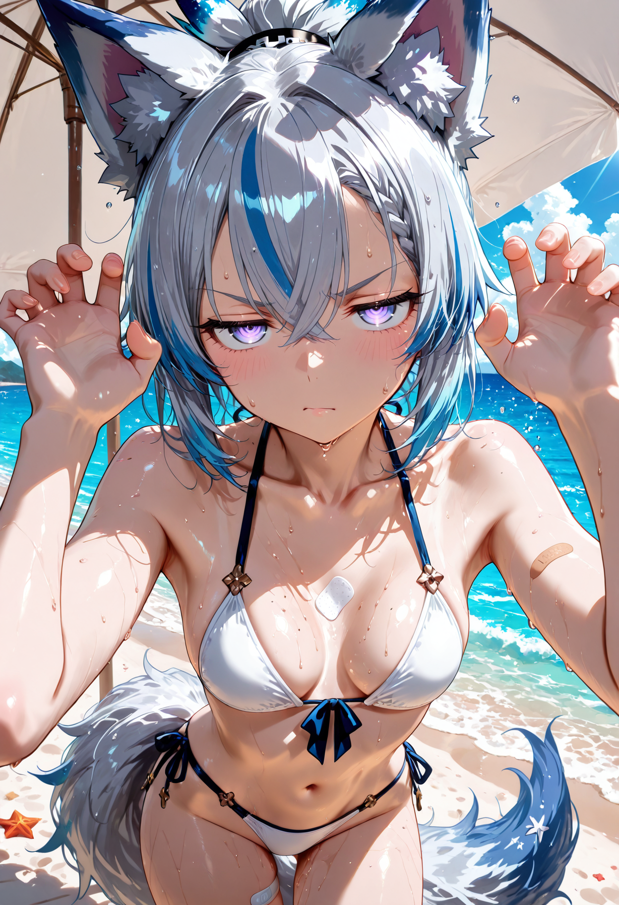 【夏の水傷】「…何ジロジロ見てるわけ？」