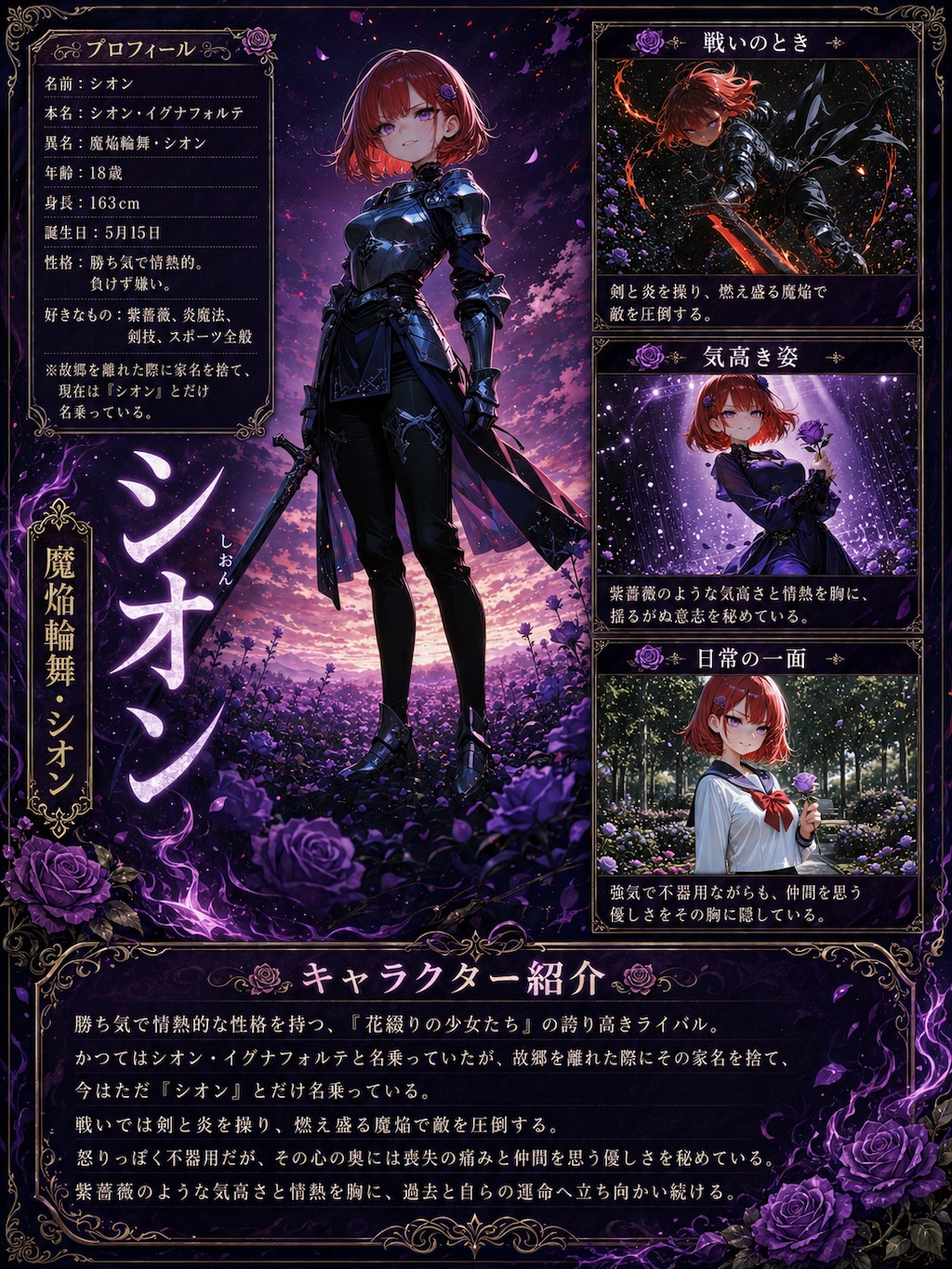 花綴りの少女たち ―キャラクター紹介―