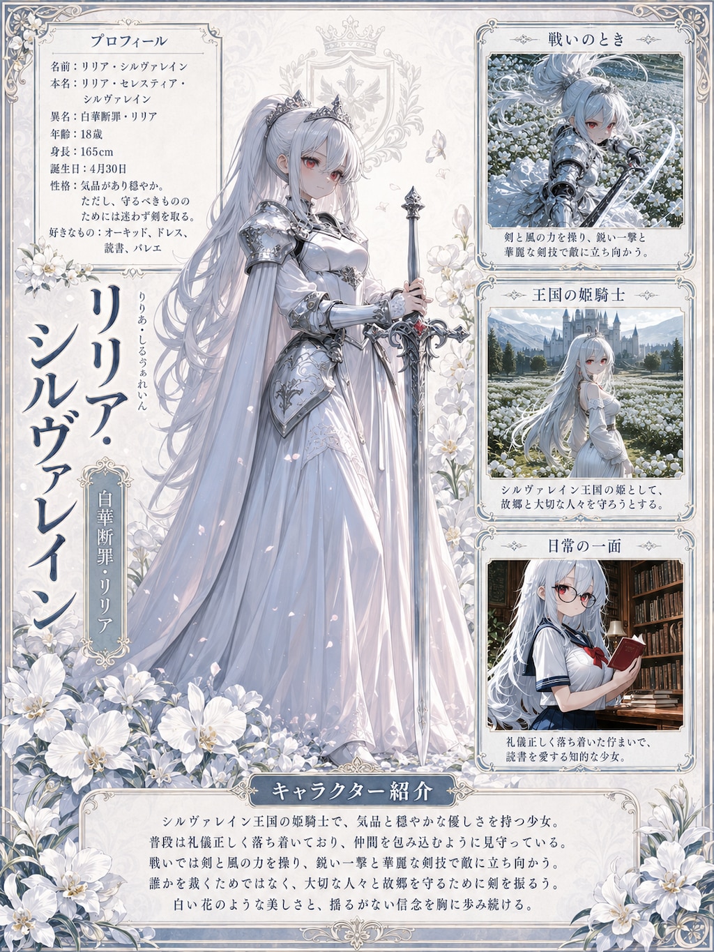 花綴りの少女たち ―キャラクター紹介―