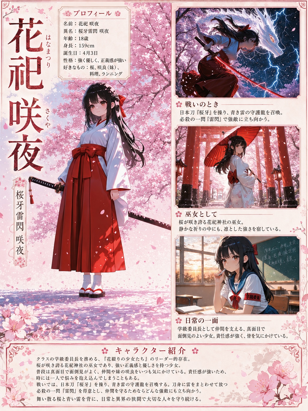 花綴りの少女たち ―キャラクター紹介―