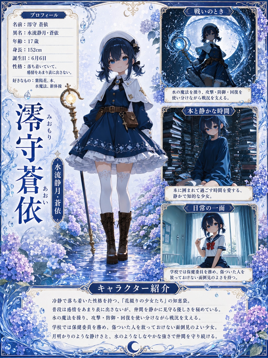 花綴りの少女たち ―キャラクター紹介―