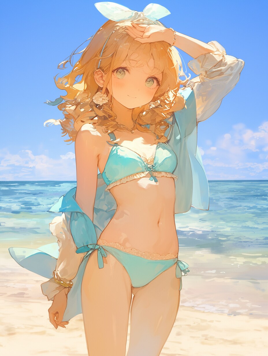 水着娘。 | の人気AIイラスト・グラビア